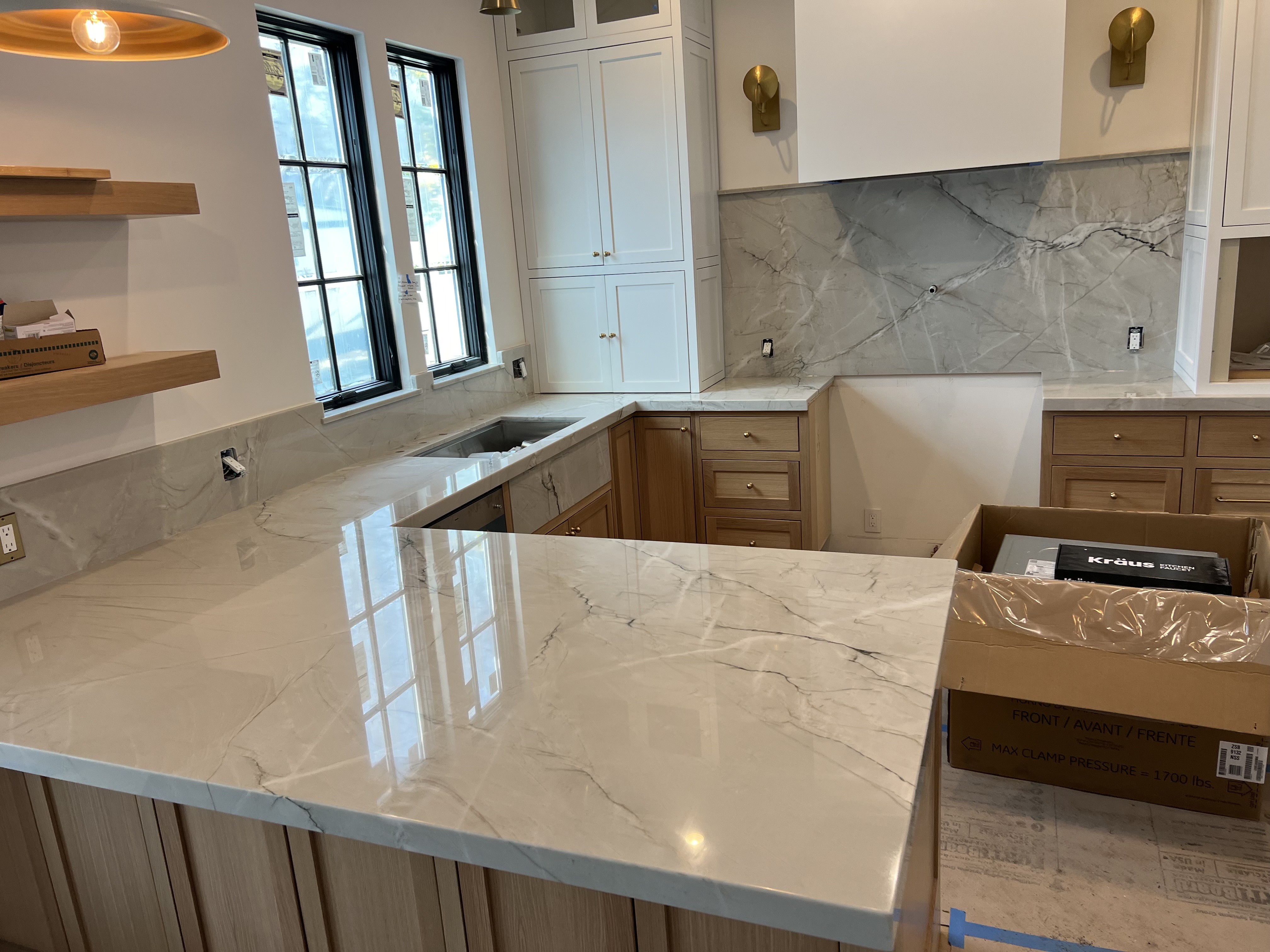 After — Elegant Quartz Kitchen Project